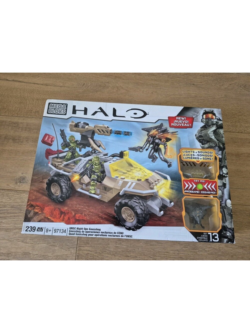 Halo Mega Bloks UNSC Night Ops Gausshog 97134 Factory Sealed Box NEW